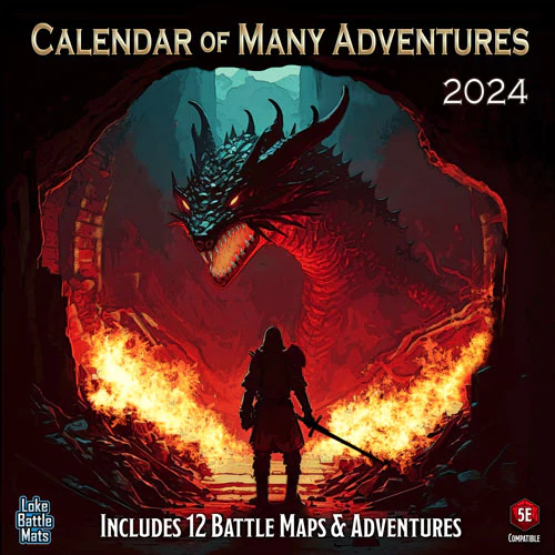 CALENDAR OF MANY ADVENTURES 2024