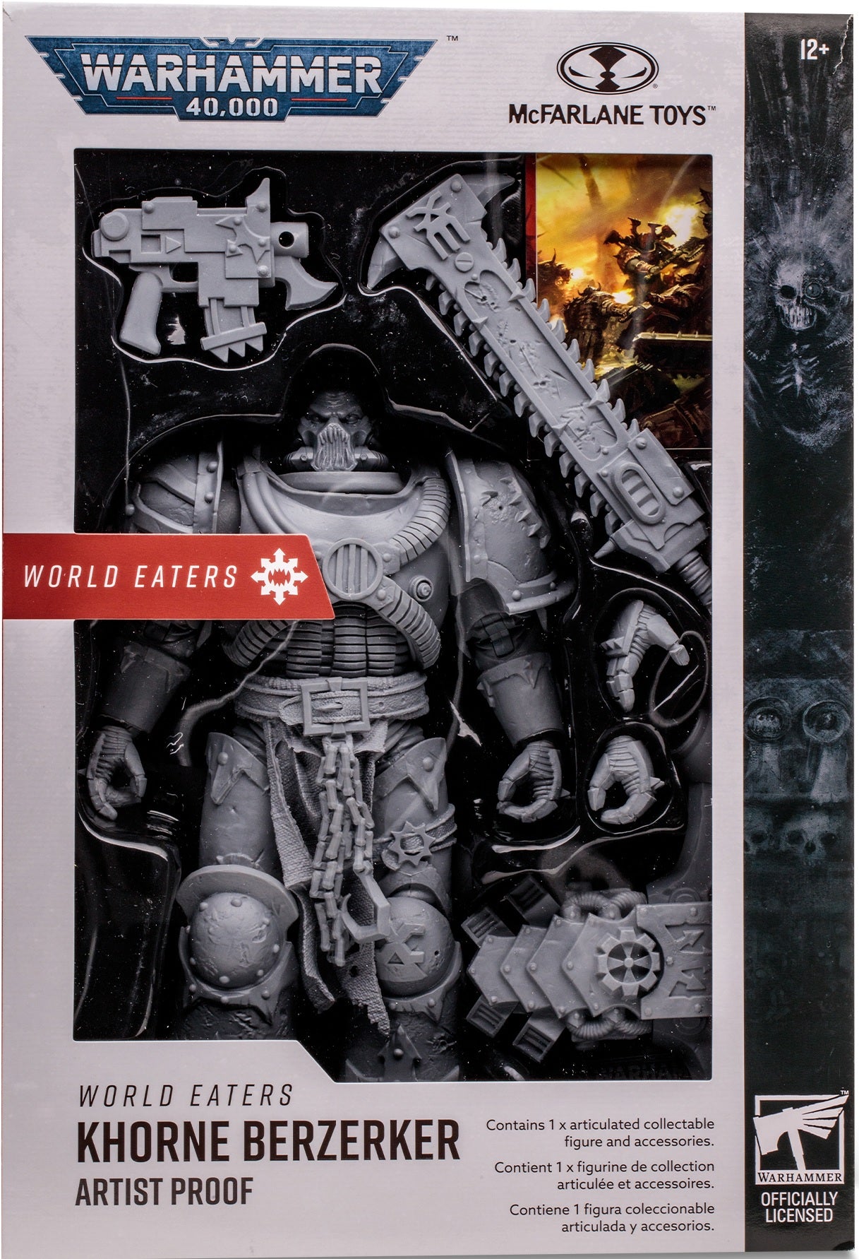 WARHAMMER 40K 7"FIG WV7-W.EAT KHORNE BERZERKER-AP