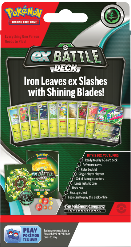 POKEMON BATTLE DECKS TAPU KOKO EX/IRON LEAVES EX