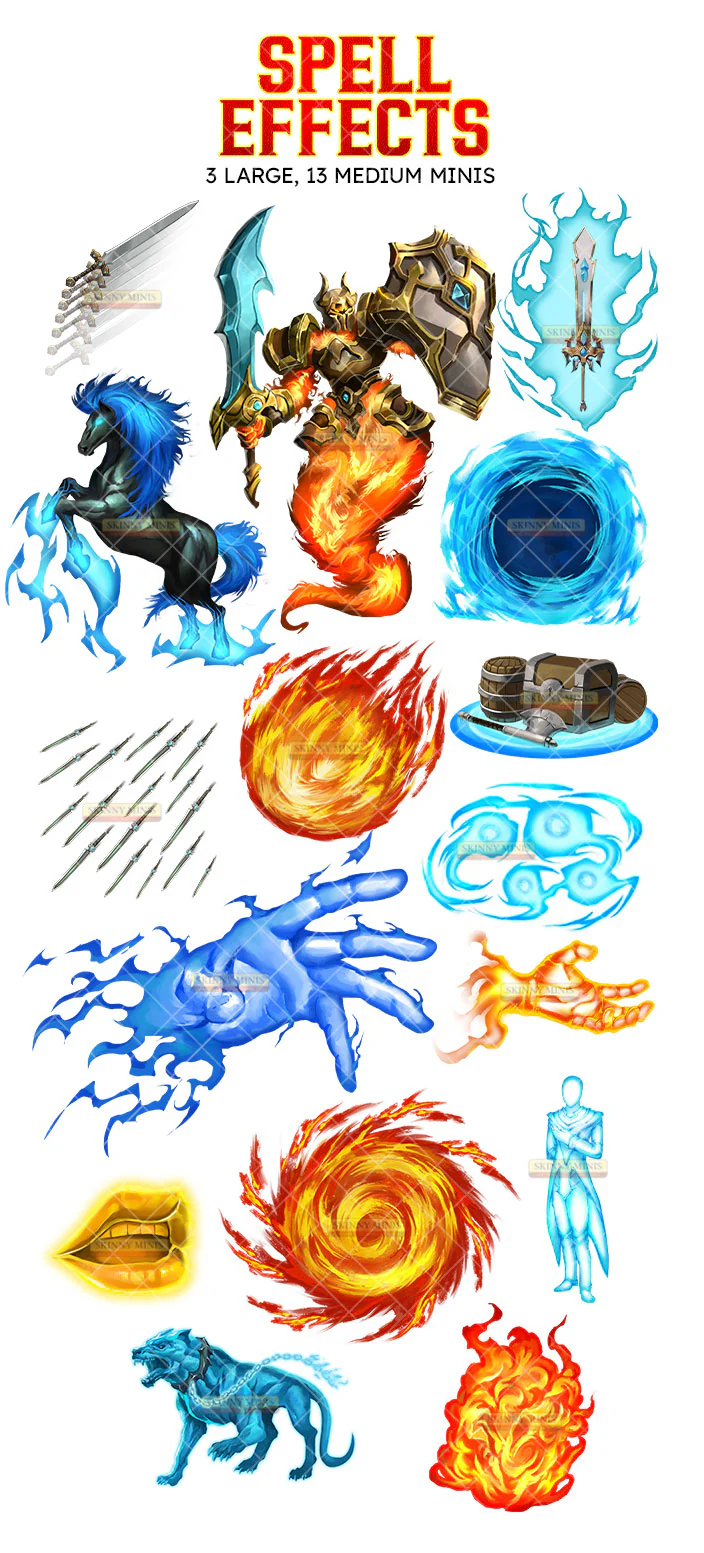 SKINNY MINIS SPELL EFFECTS 1