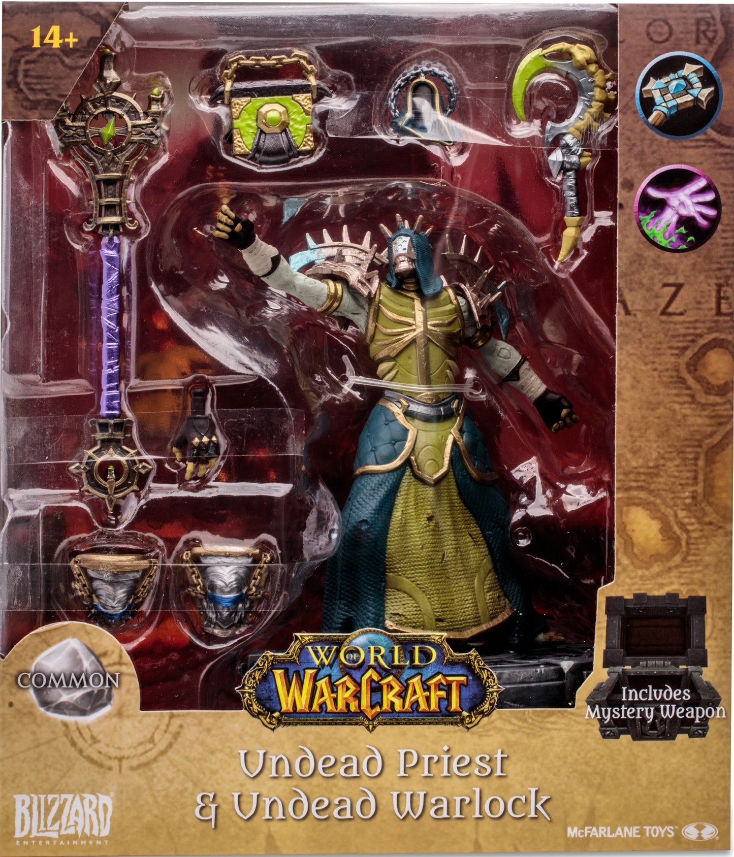 WORLD OF WARCRAFT 6" WV1-UNDEAD:PRIEST/WARLOCK