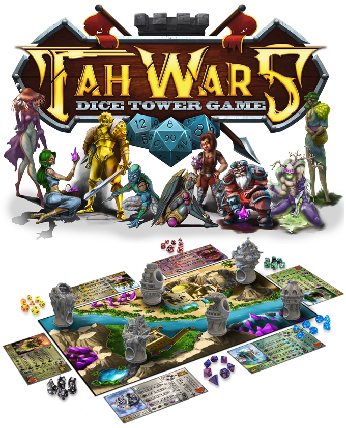 TAH WARS: A DICE TOWER GAME (MULTI-LINGUAL)