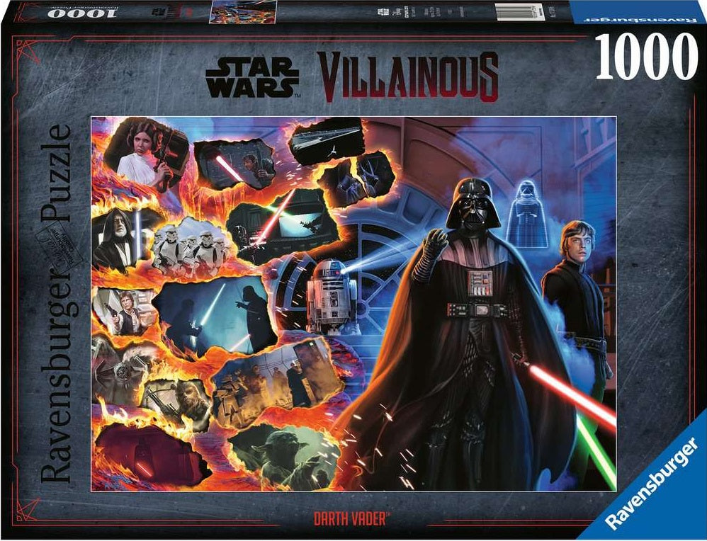 Star Wars Villainous: Asajj Ventress 1000-Piece Puzzle - The Force is  Strong in This One