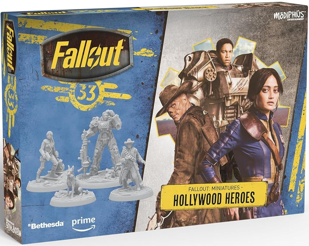 FALLOUT HOLLYWOOD HEROES MINIATURES (AMAZON TV SHOW TIE-IN)