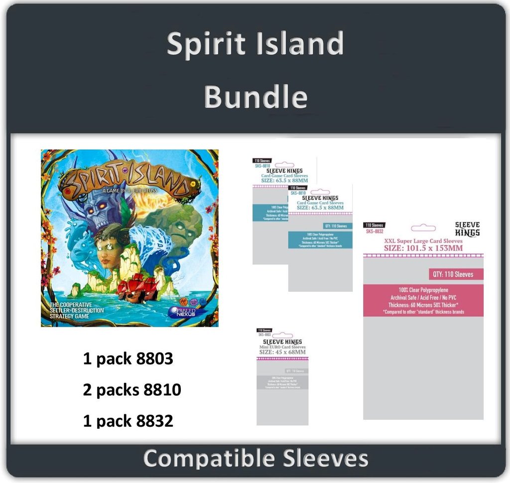 SK SLEEVE BUNDLE SPIRIT ISLAND