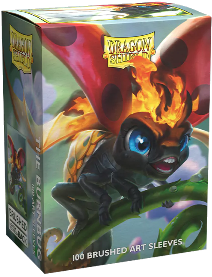 DRAGON SHIELD SLEEVES BRUSHED ART THE BURNBUG 100CT