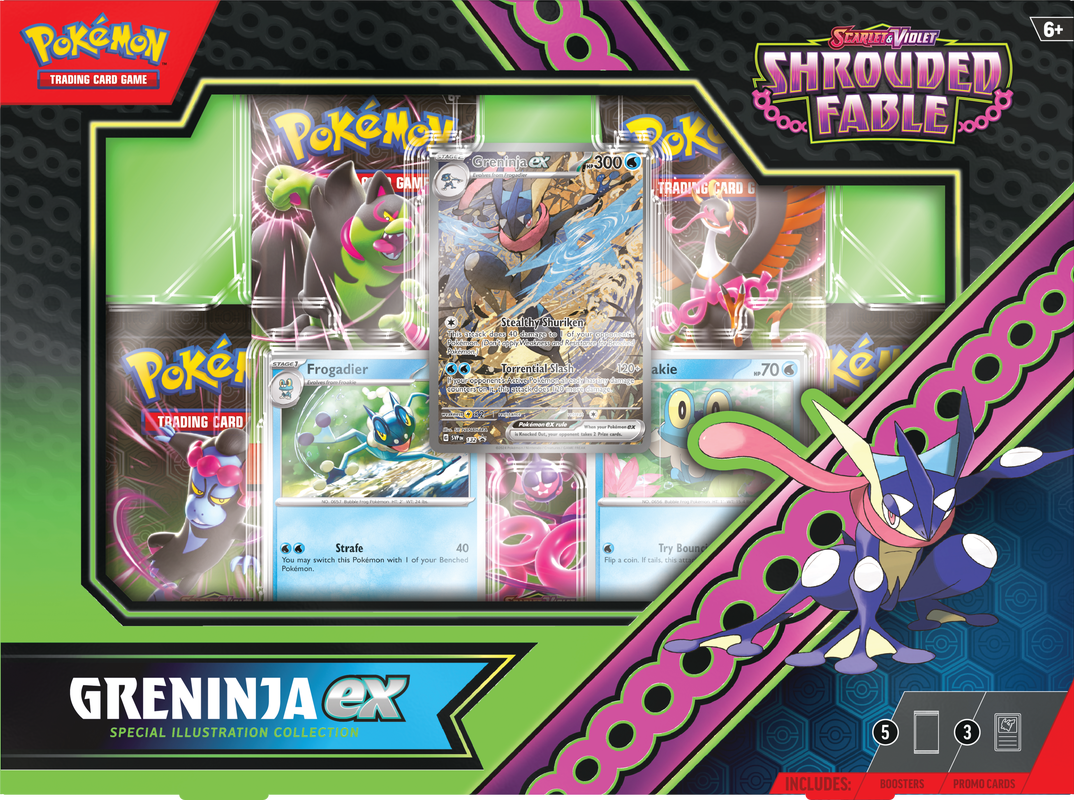POKEMON SV6.5 SHROUDED FABLE KINGDRA/GRENINJA EX SPECIAL ILLUSTRATION COLLECTION