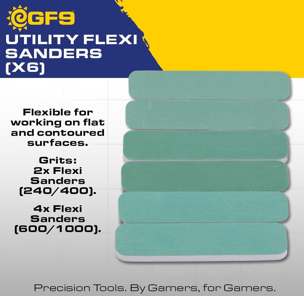 HOBBY TOOLS: UTILITY FLEXI SANDERS 9CT
