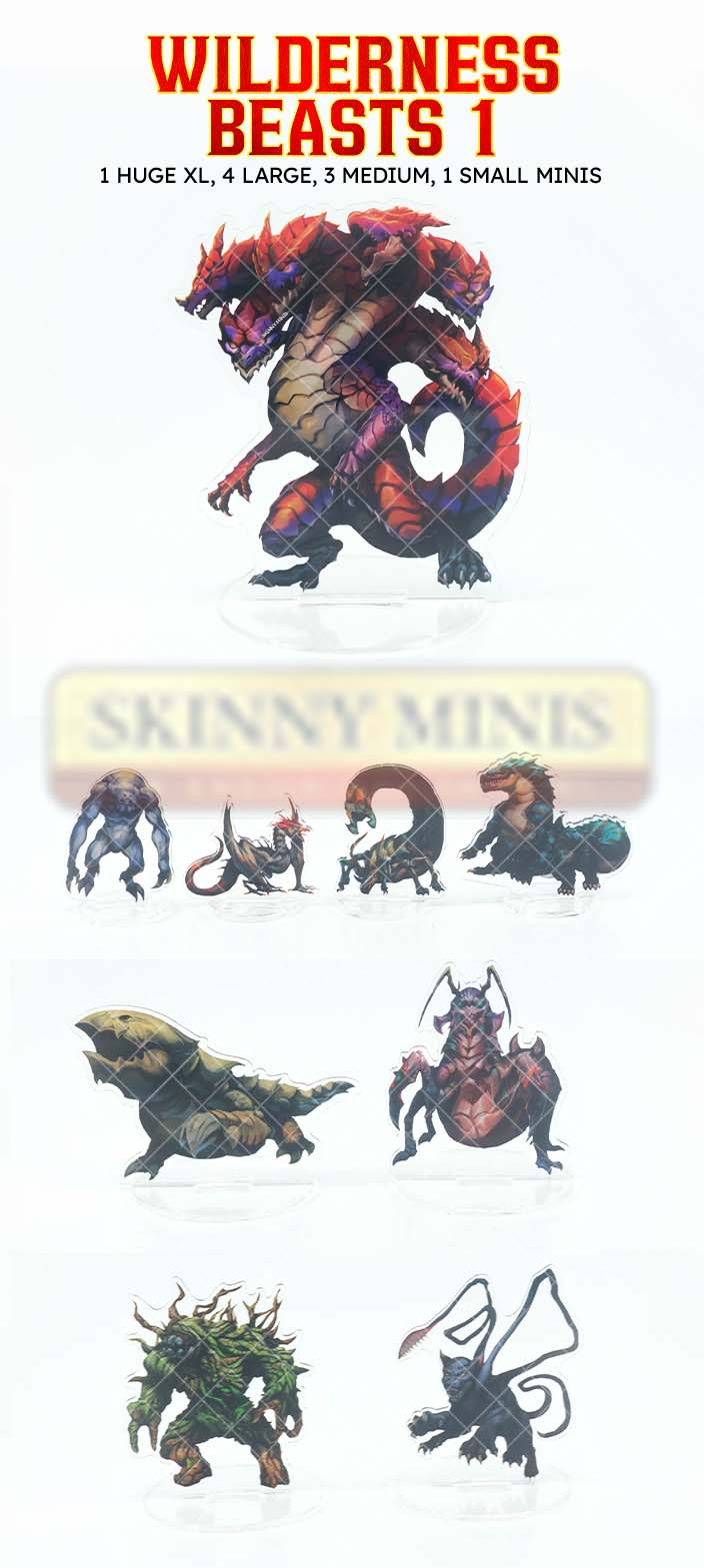SKINNY MINIS WILD MONSTERS
