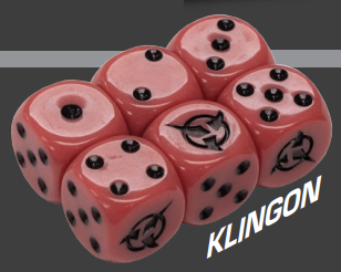 STAR TREK AWAY MISSIONS FACTION DICE KLINGON