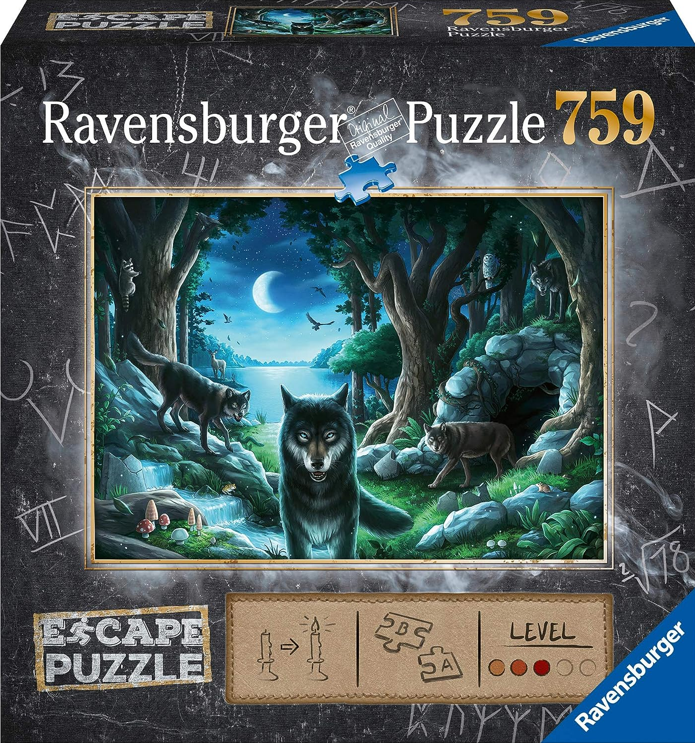 ESCAPE THE CURSE OF THE WOLVES 759PC PUZZLE