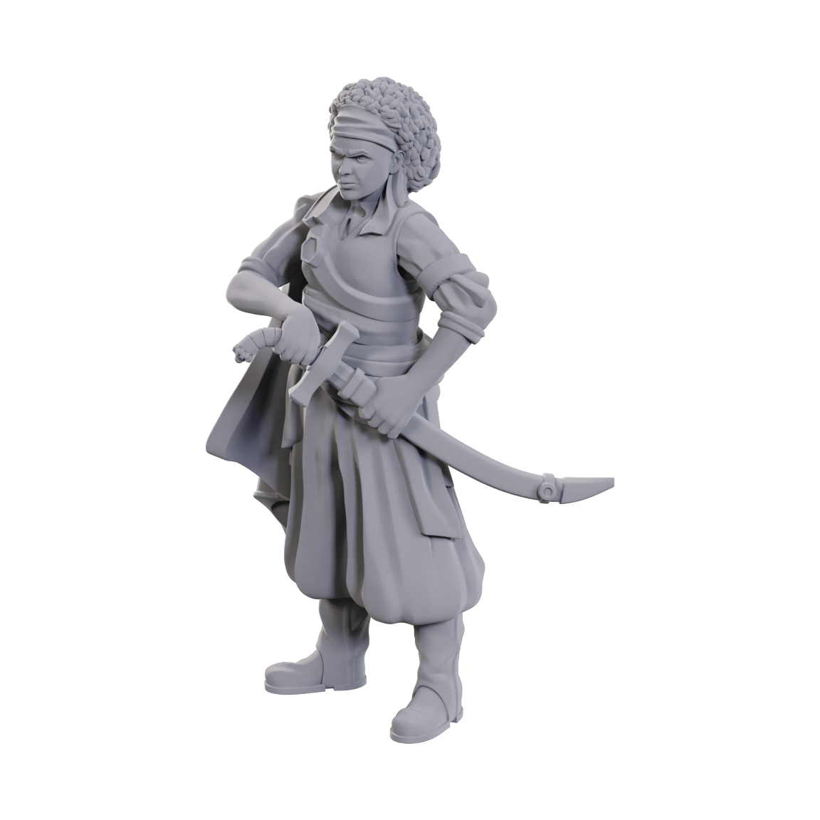 DND UNPAINTED MINIS WV23 ANSALON HUMAN ROGUE