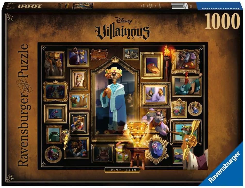 DISNEY VILLAINOUS: PRINCE JOHN 1000PC PUZZLE