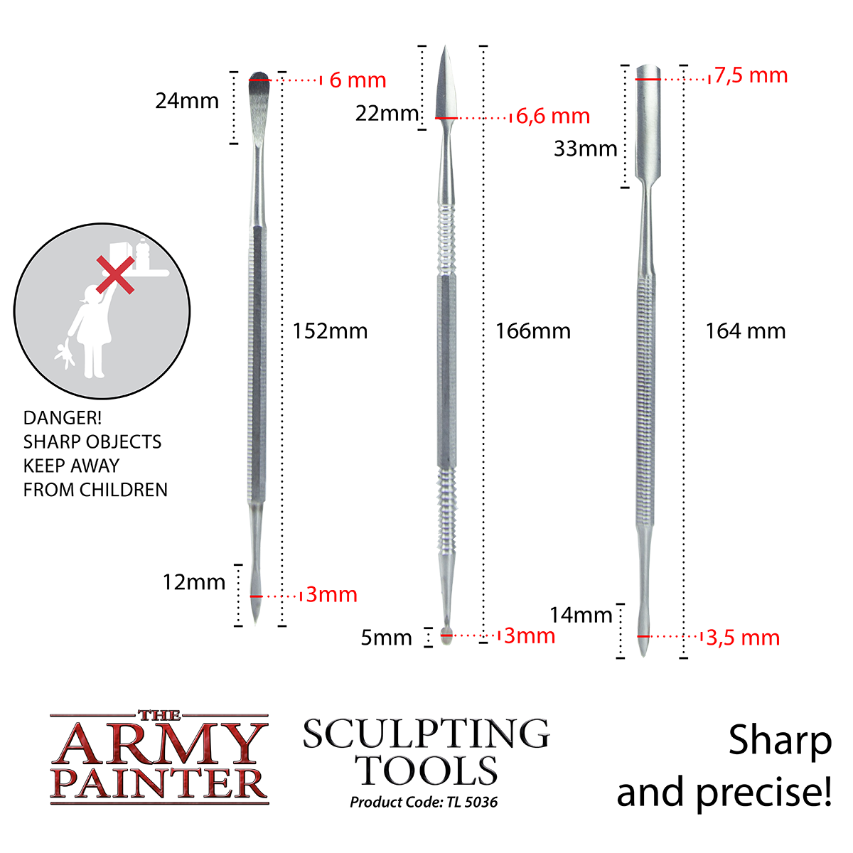 MINIATURE & MODEL TOOLS: SCULPTING TOOLS
