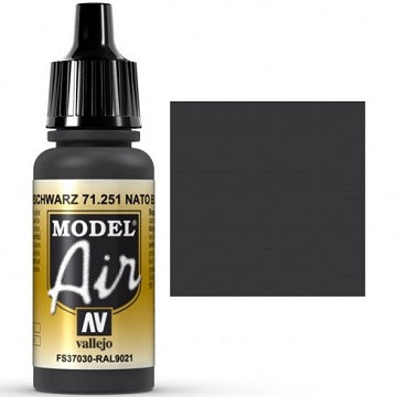 VALLEJO: MODEL AIR NATO BLACK (17ML)