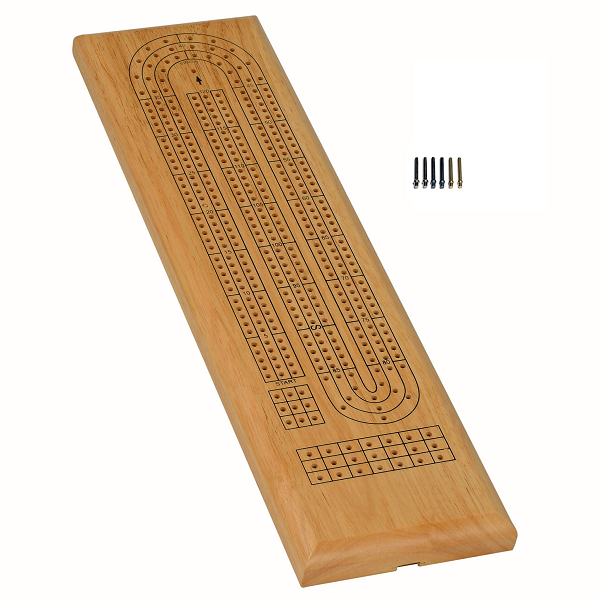 CRIBBAGE, 3-TRACK, NATURAL