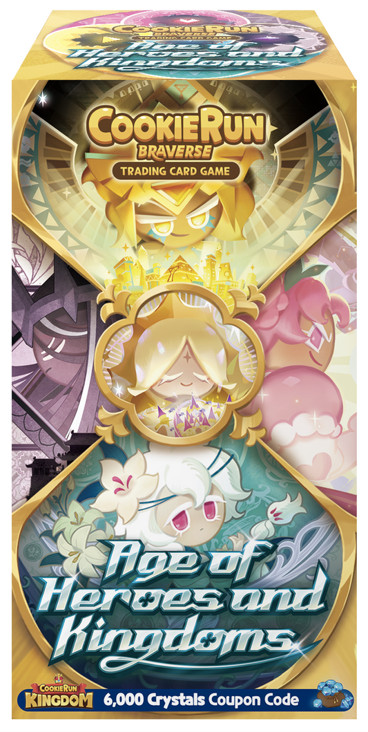 COOKIERUN TCG SET 2 AGE OF HEROES AND KINGDOMS BOOSTER PACKS