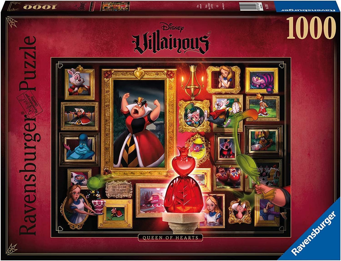 DISNEY VILLAINOUS: QUEEN OF HEARTS 1000PC PUZZLE