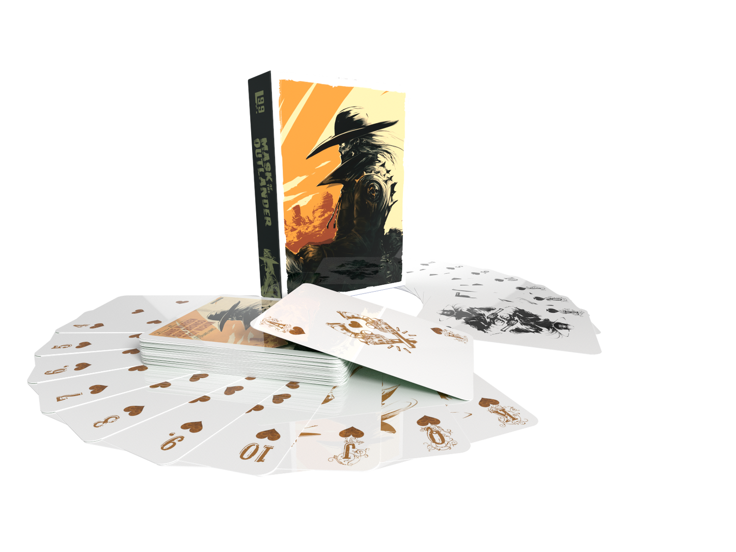 SPOOKTACULAR PLAYING CARDS MASK OF THE OUTLANDER