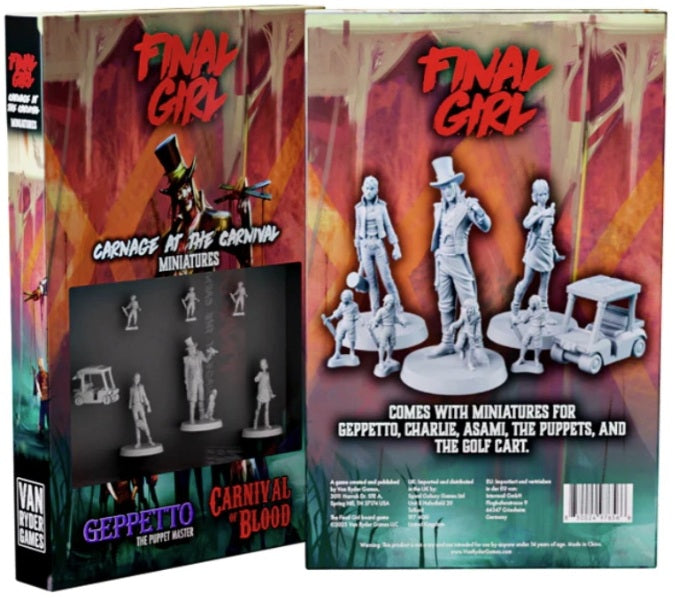 FINAL GIRL CARNAGE AT THE CARNIVAL MINIATURES