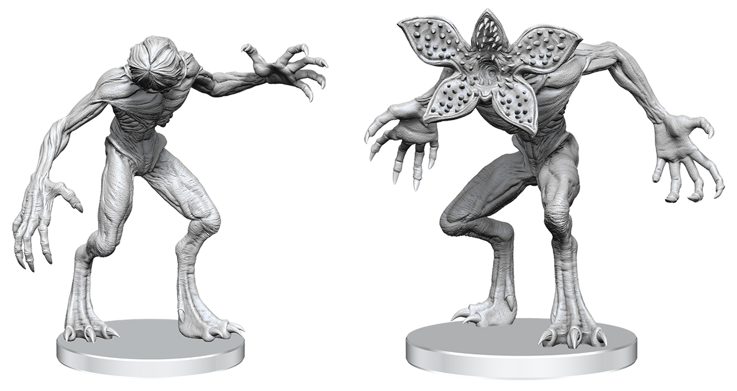 STRANGER THINGS UNPAINTED MINIS DEMOGORGONS