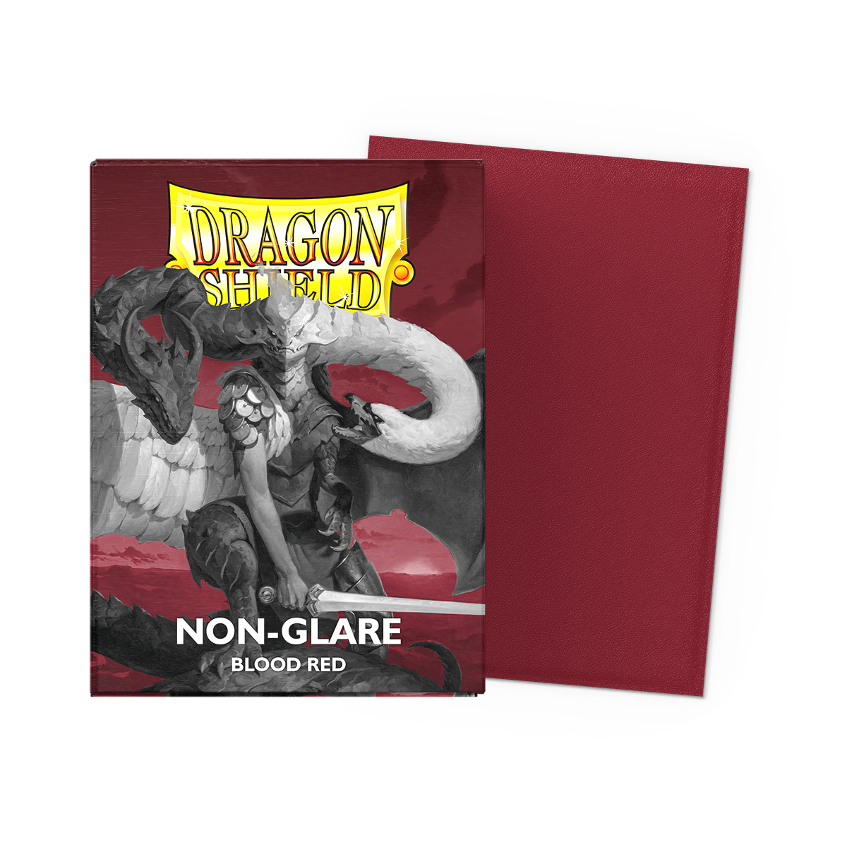 DRAGON SHIELD SLEEVES MATTE RED NON-GLARE 100CT