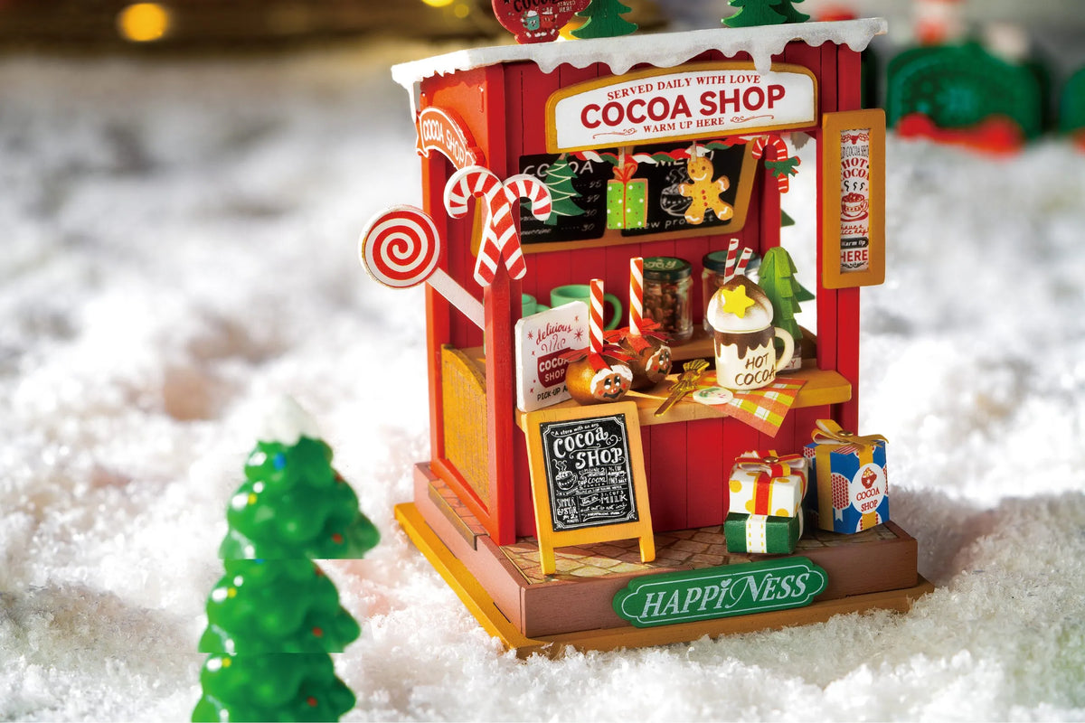 ROKR 3D Wooden Puzzle, Cocoa Shop