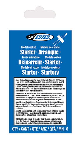 002302 – MODEL ROCKET STARTERS
