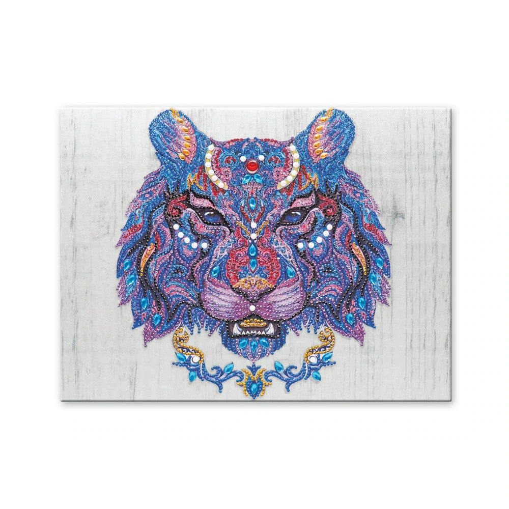 Craft Medley Diamond Painting Canvas Art Kit-Tiger
