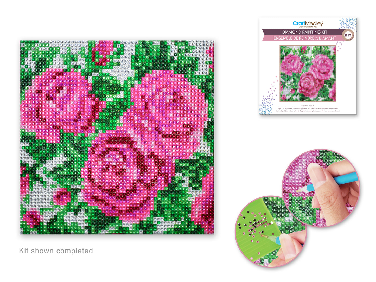 Craft Medley Kit: DIY Diamond Painting Kit