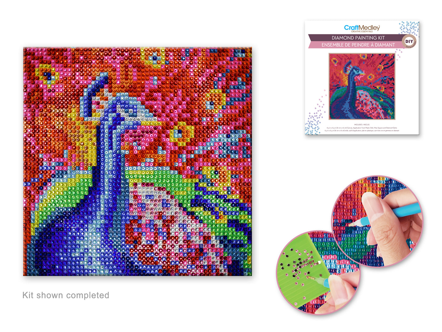 Craft Medley Kit: DIY Diamond Painting Kit