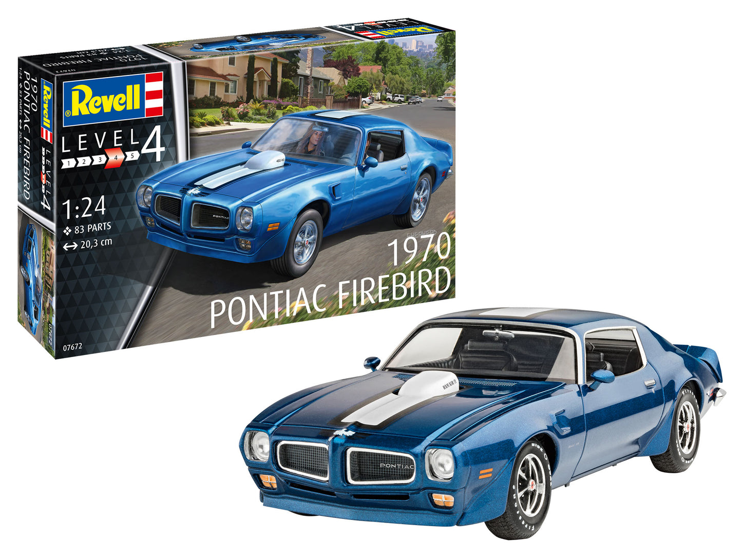 Revell 07672 1970 Pontiac Firebird Model 1/24 Scale