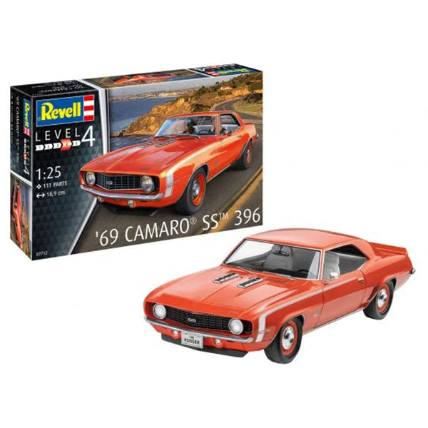 Revell 07712 69 Camaro SS 396 1/25 Scale RVG