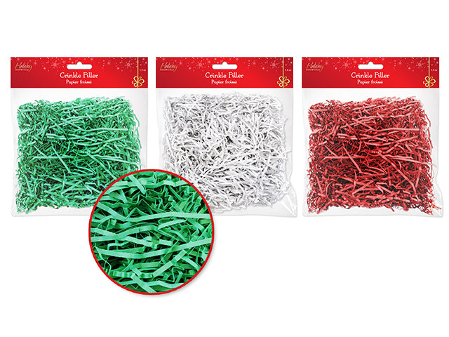 Holiday Decor: 2oz Crinkle Filler Asst