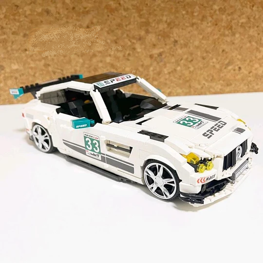 Racing Car | LOZ 1128 Mini Block Building Bricks Vehicle Model Set