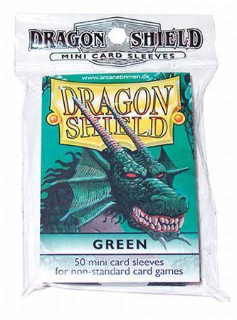 Dragon Shield Green 50ct Yugioh Sized Mini Sleeves