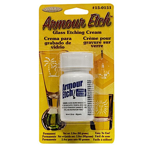 Carded Armour Etch Glass Etching Cream 2.8oz