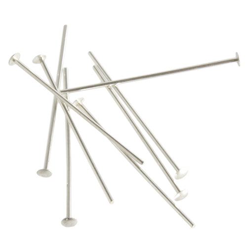 Head Pins 1in (20pcs) Silver