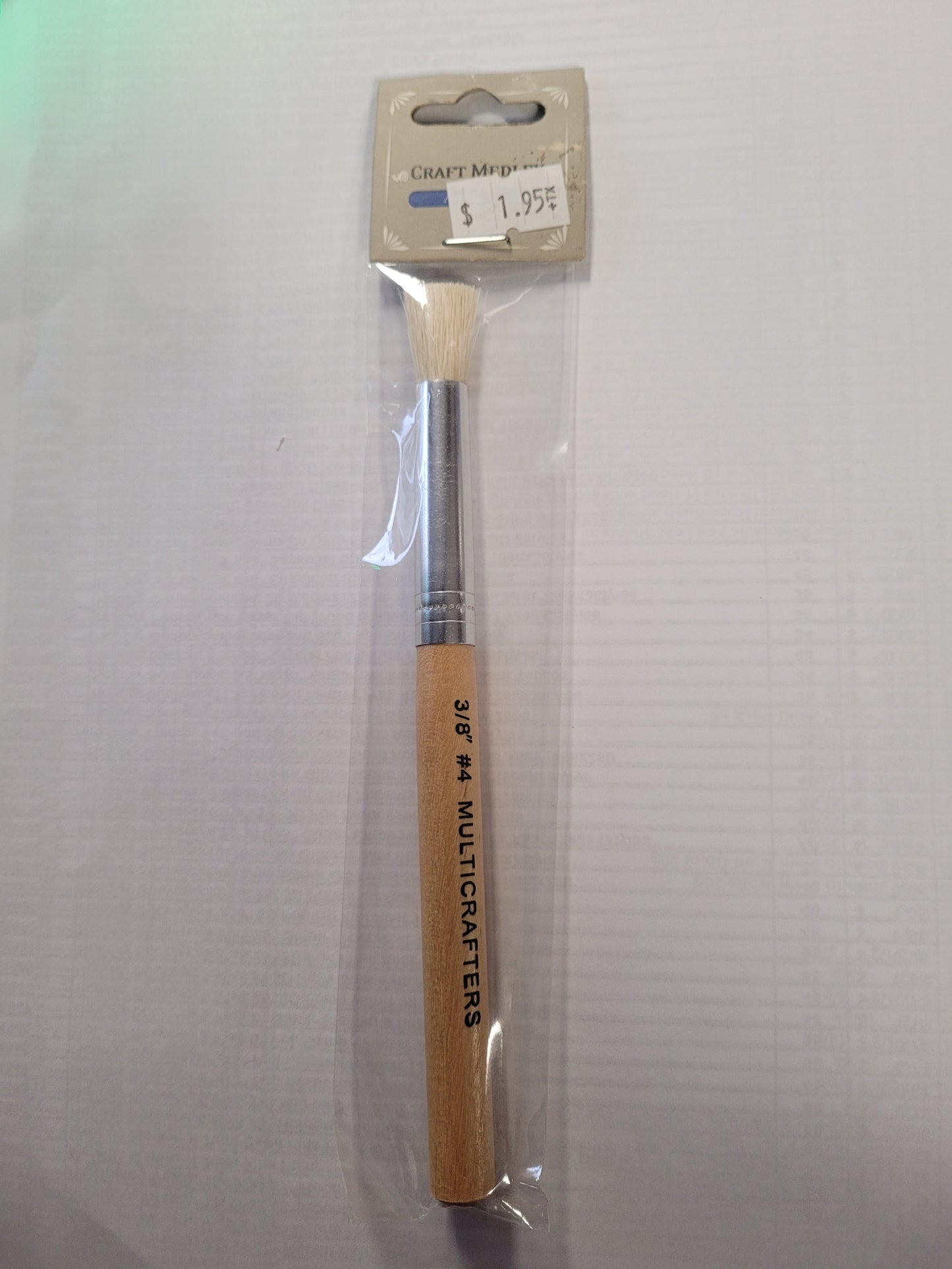 Craft Medley 3/8" #4 Stencil Brush Multicrafters
