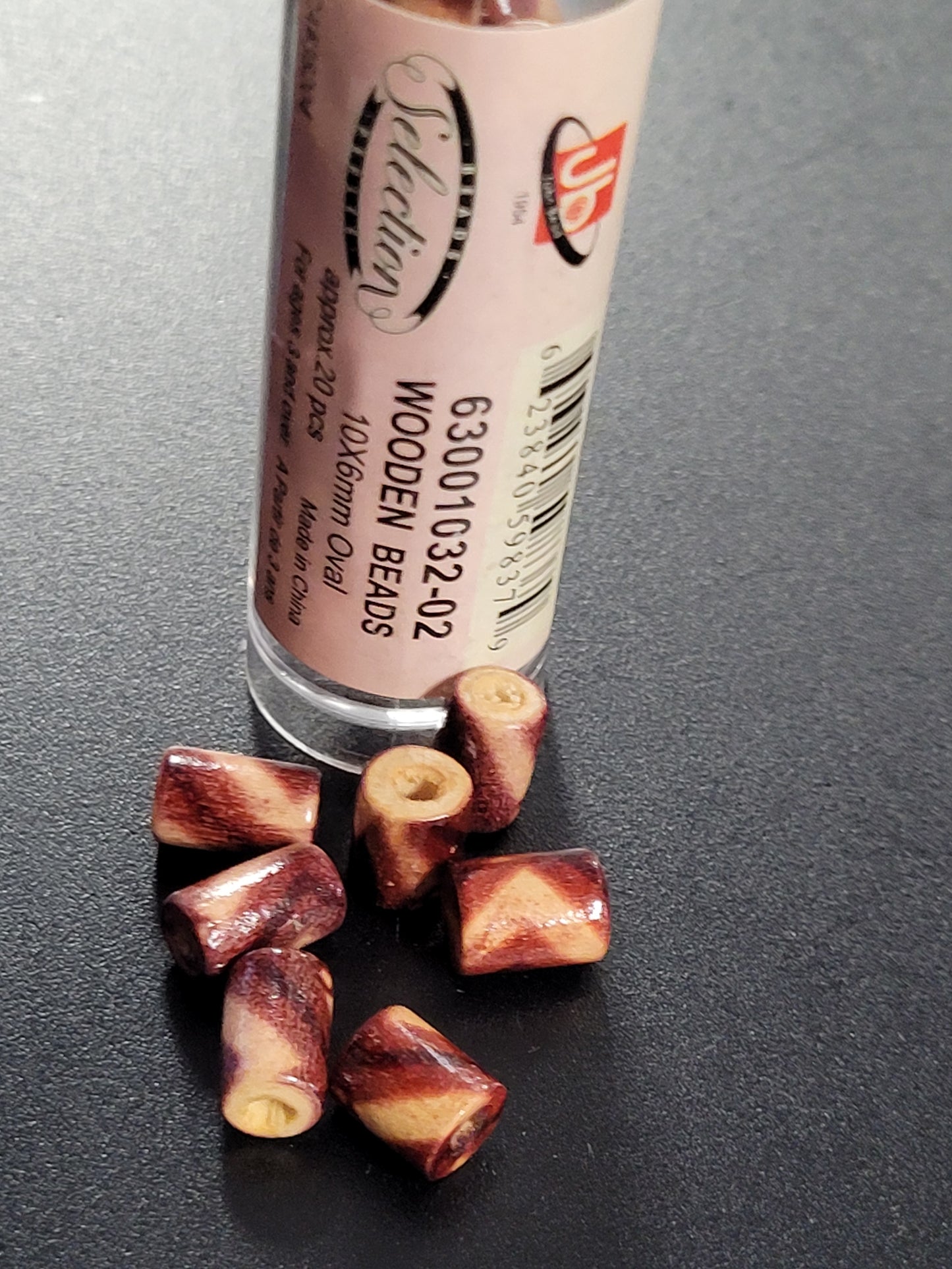 Wooden Beads 10x6mm Oval