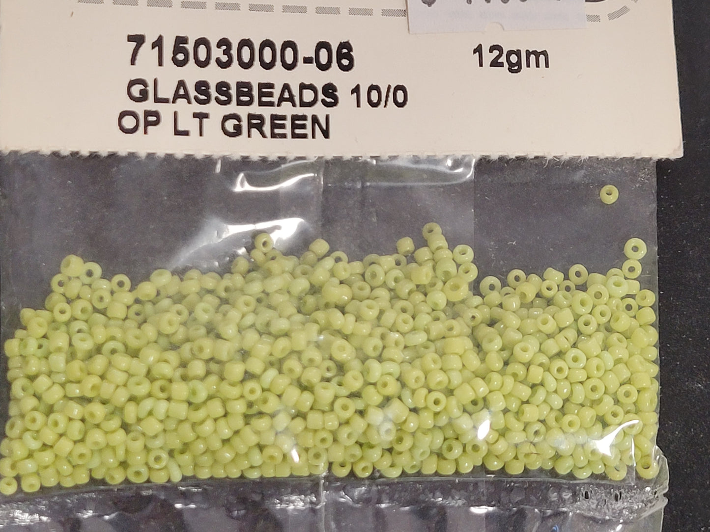 Opaque Light Green 10/0