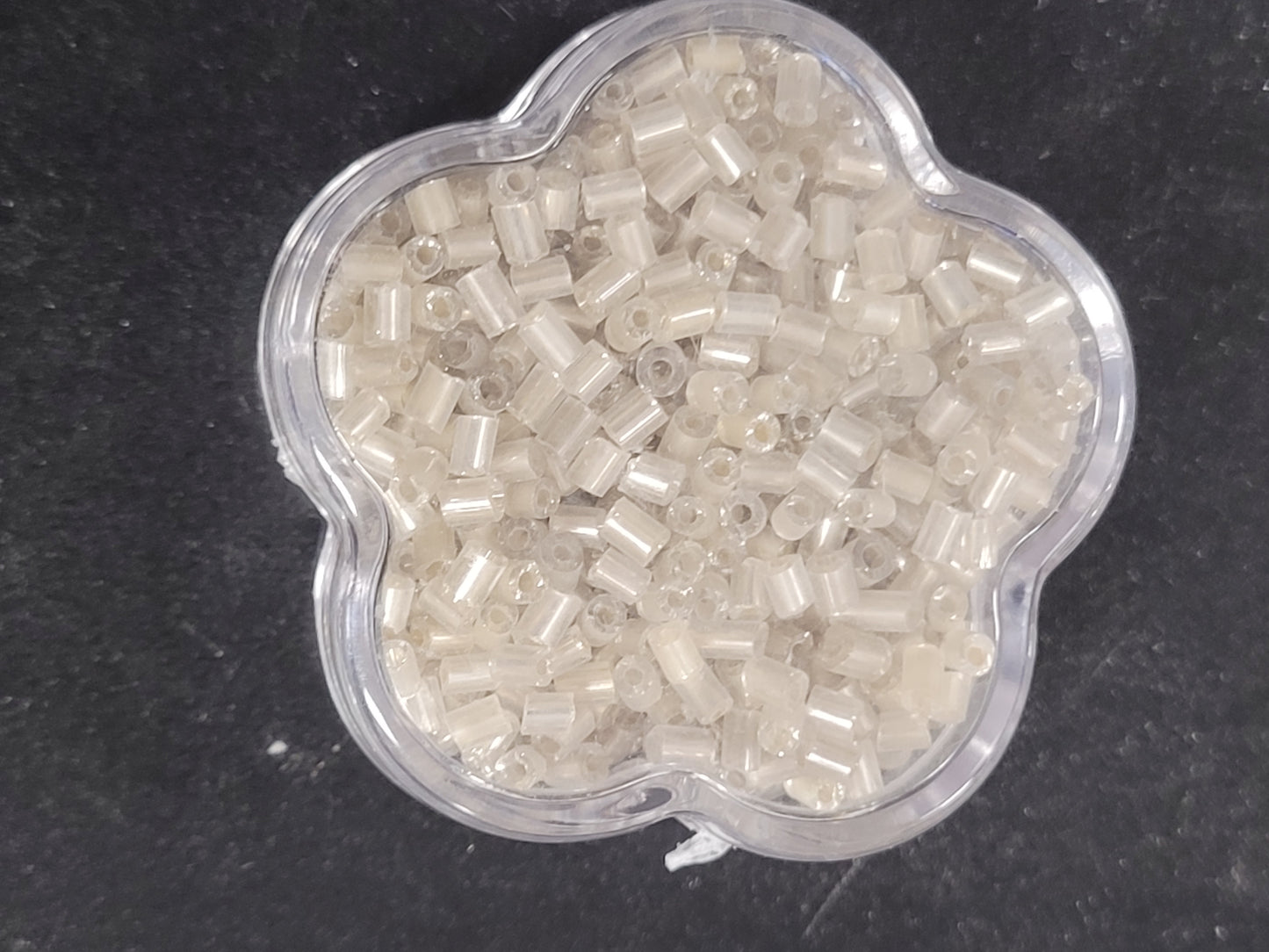 Flower Silver Lined White