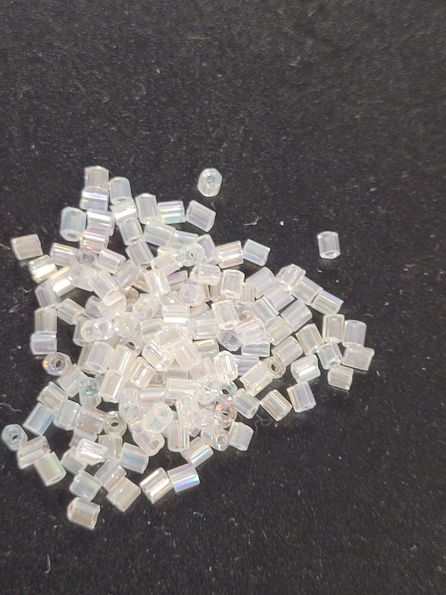 Transparent Rainbow Clear Seed Bead