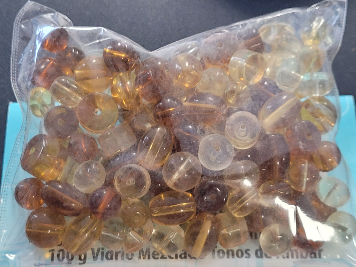 Glass Mix Amber Tones