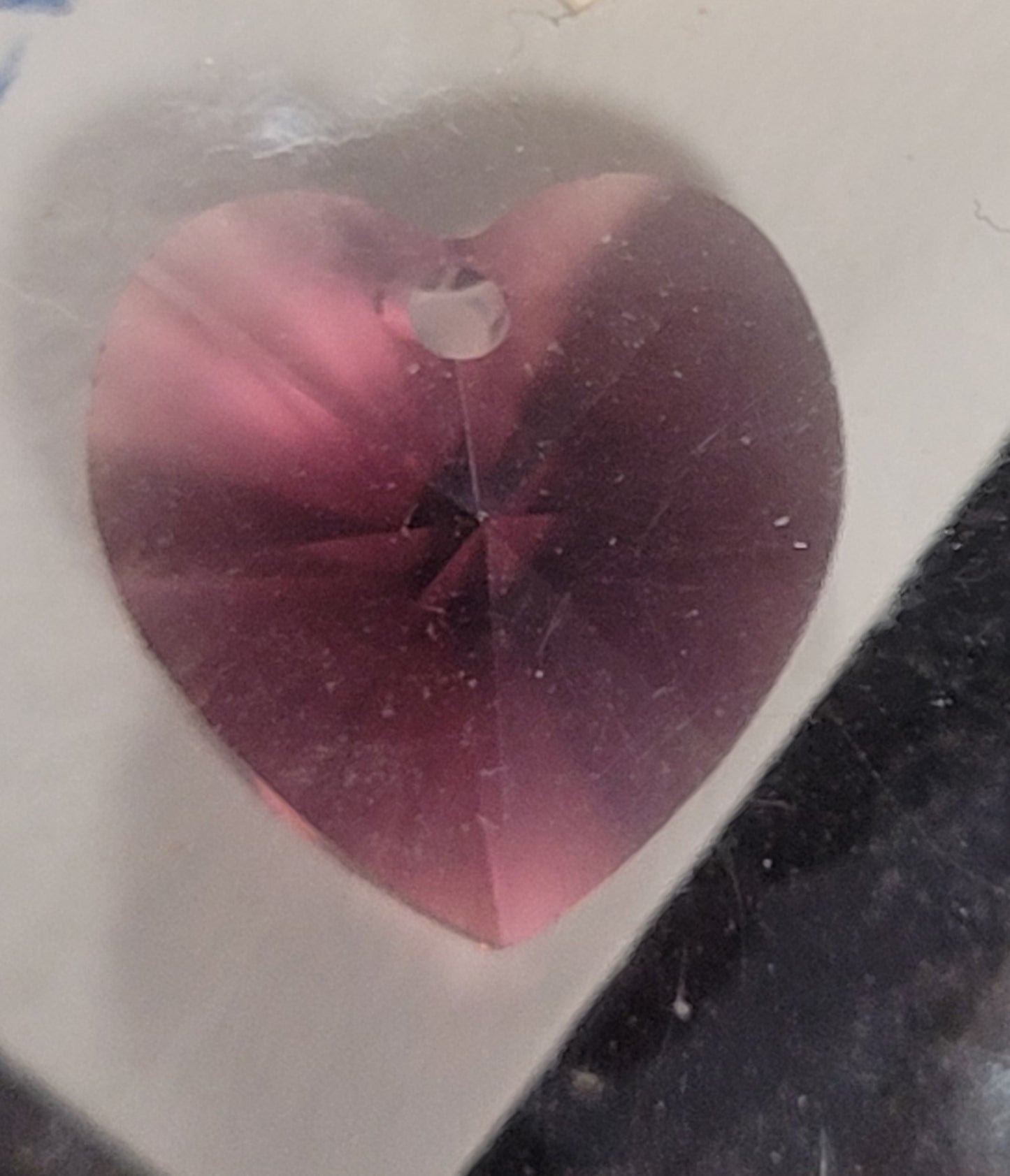 Swarovski Pendant 6228 Heart 10.3x10mm Amethyst