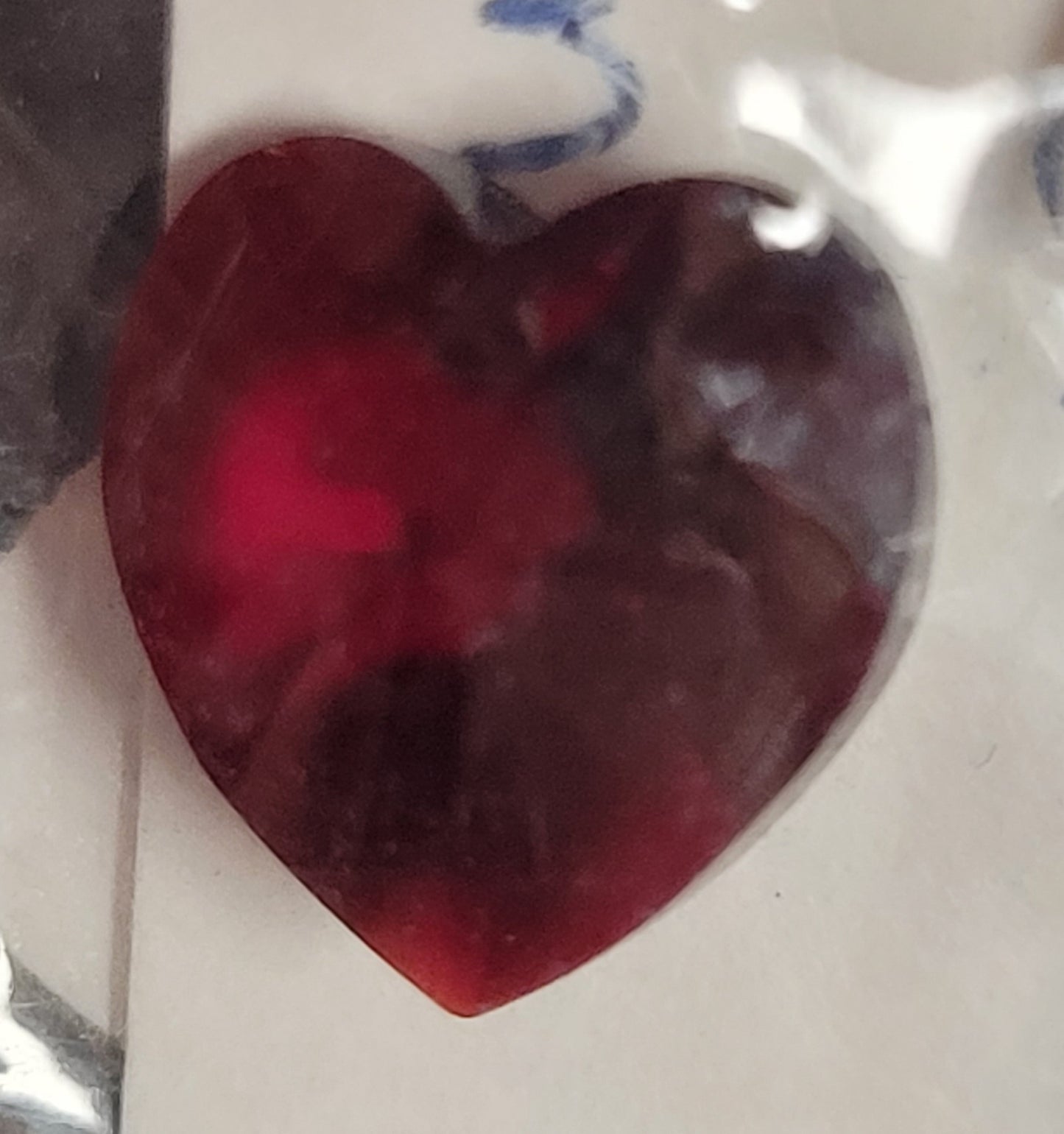 Swarovski Pendant 6228 Heart 10.3x10mm Garnet