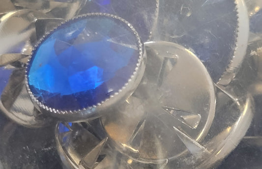 Acrylic Nail Head Blue 12MM