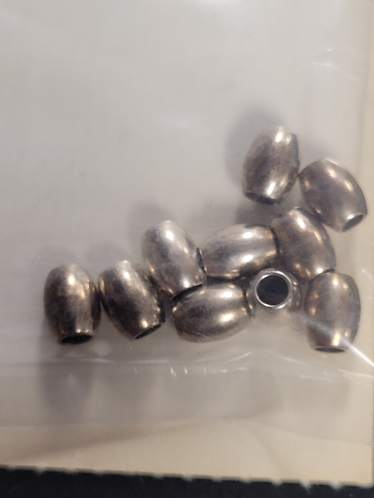 METAL BEAD 5x6.5x2.6mm Fancy Bead Antique SILVER L/F N/F