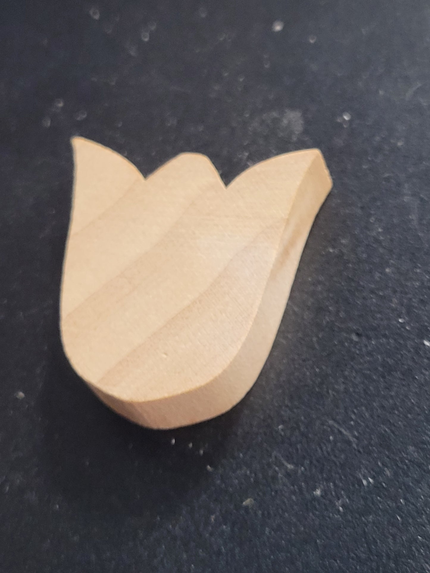 Chunkies 3/16"thick Tulip Flower head