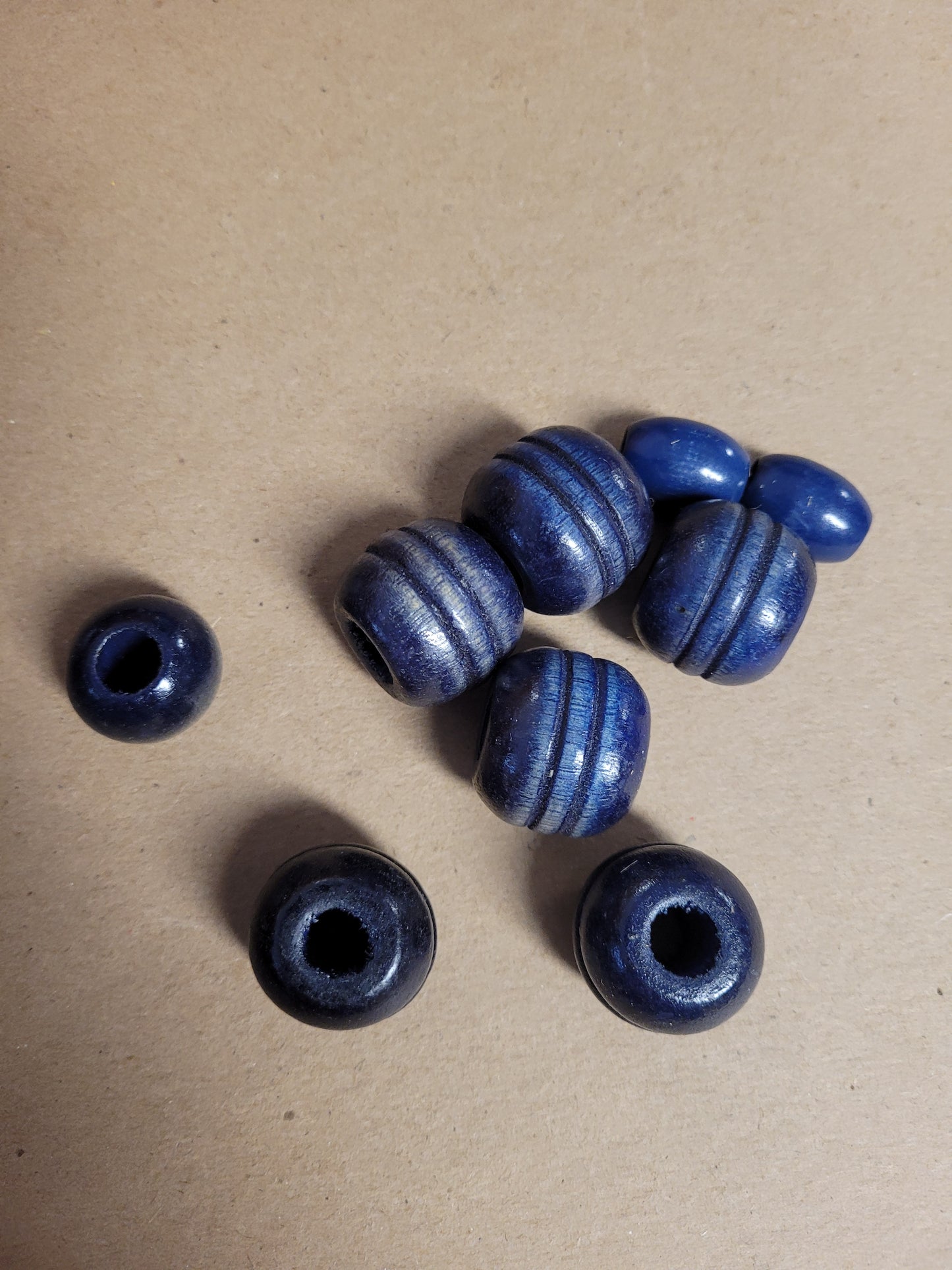 Coloured Macramé Beads